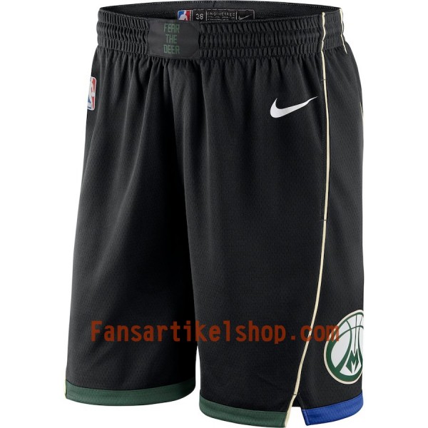 NBA Milwaukee Bucks Herren Shorts Schwarz 2018-19 Nike Swingman NBA Milwaukee Bucks Herren Shorts Schwarz 2018-19 Nike Swingman